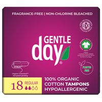 Gentle Day Tampons Regular - Organic & Hypoallergenic